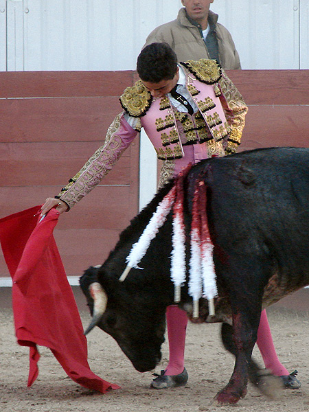 Buen toreo y espadas de palo