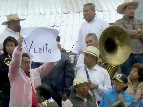 Ejemplar reconocido con vuelta