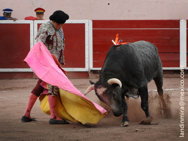 Ortega con el quinto de la tarde