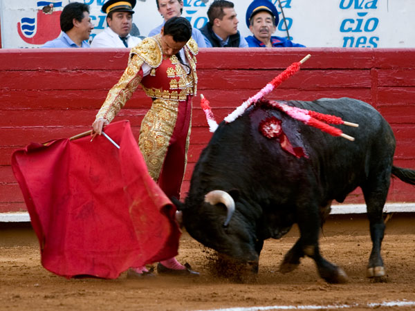 Asi inici� la faena Sp�nola  (S.H)