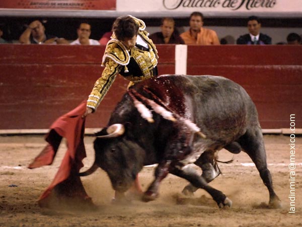 Pies clavados en la arena