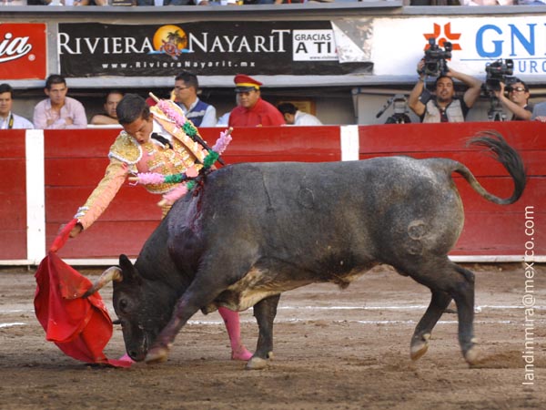 Ya calado sigui� toreando