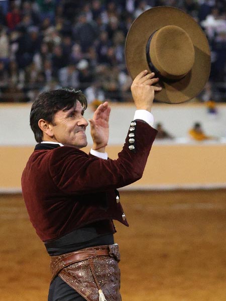 Recogiendo la ovaci�n