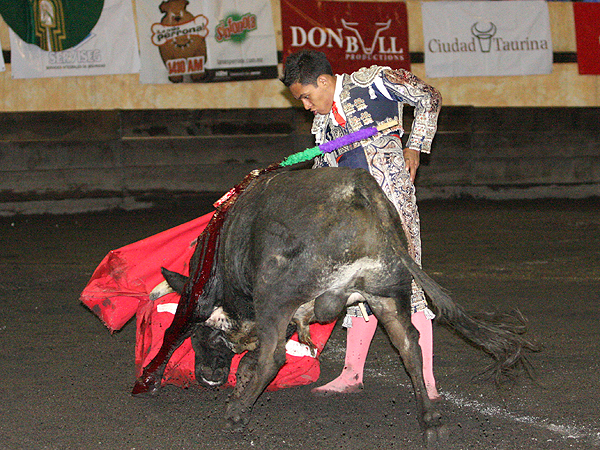 Uno de los pocos muletazos
