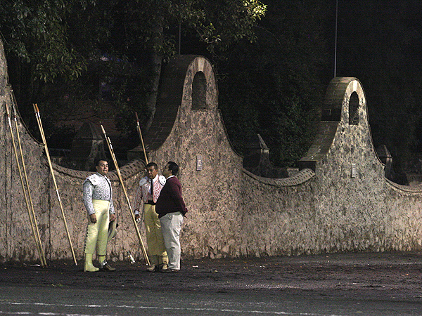 Varas y picadores, en la manga
