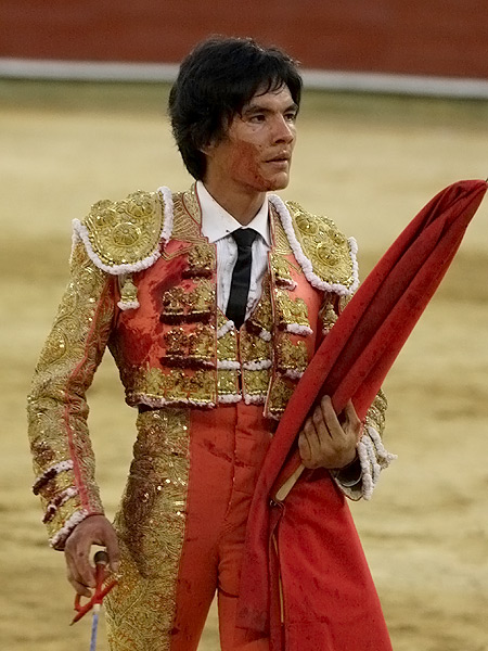 Maltrecho tras la voltereta