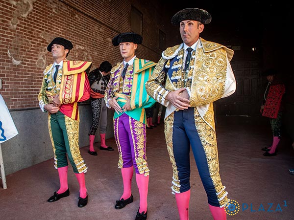 La tercia actuante en Las Ventas