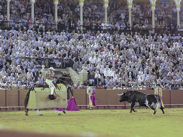 Espectacular suerte de varas