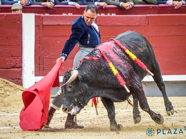 Rotundo con la muleta