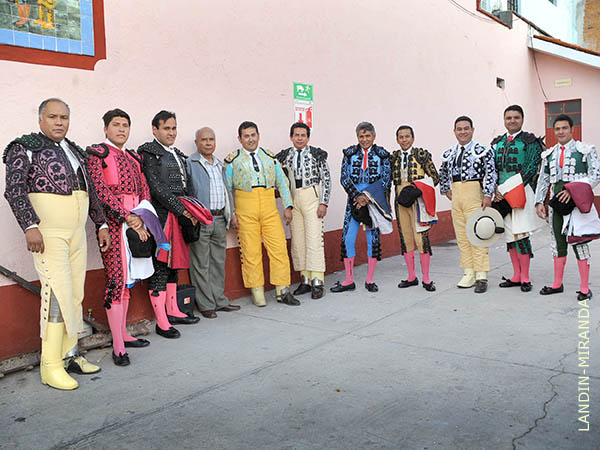 Previo al festejo en la San Marcos