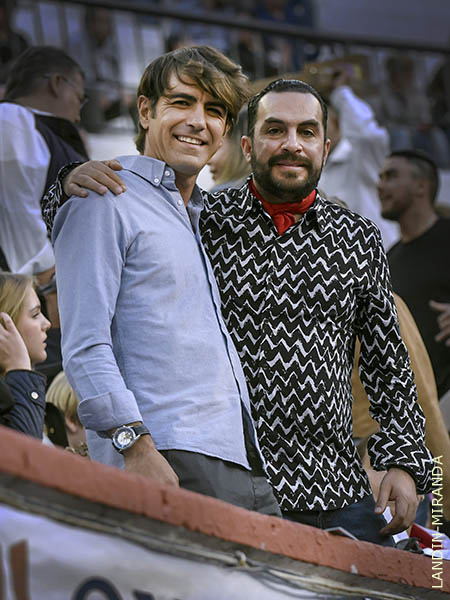 Arturo y Kike, aficionados de primera fila