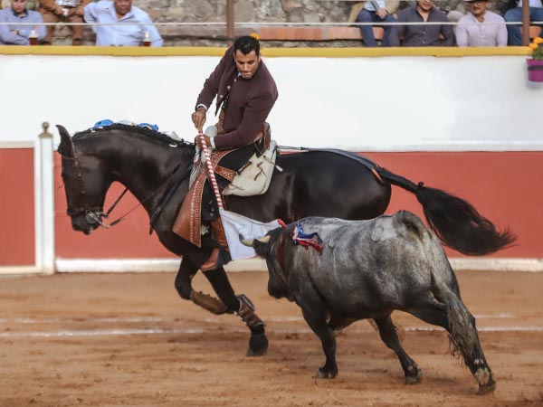 Encelando con la banderola
