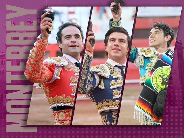 Cortan tres orejas en Monterrey