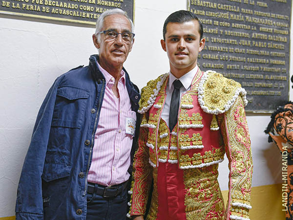 Diego Snchez con su padre