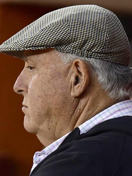 Paco Garca Rojas en el festejo