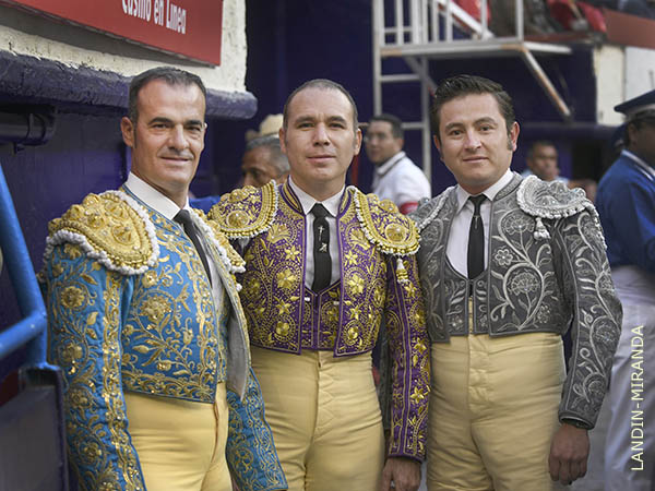 Jos Manuel Quinta, con Miura y Memo