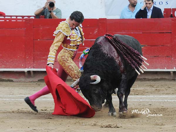 Por bajo, con la rodilla flexionada