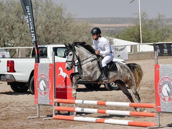 En la pista de obstculos