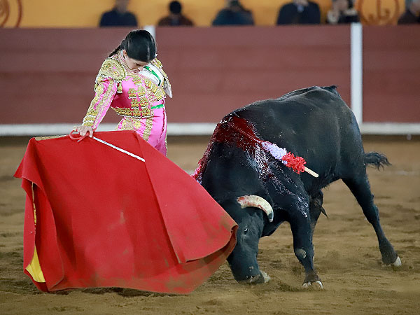Encajada y torera con uno de Tepetzala