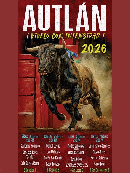 Cuatro corridas y una novillada