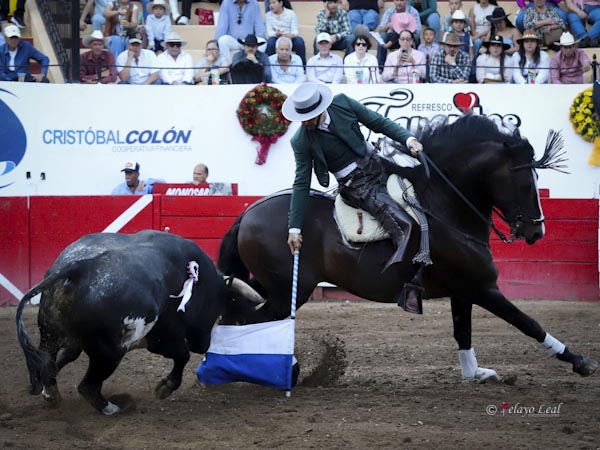 Encelando con la banderola