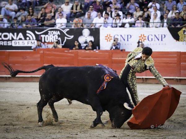 Muletazos recios, que fueron coreados