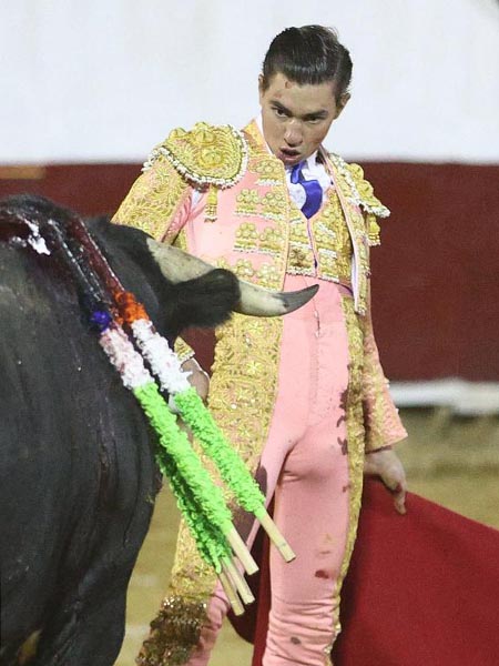 En la cara del negro