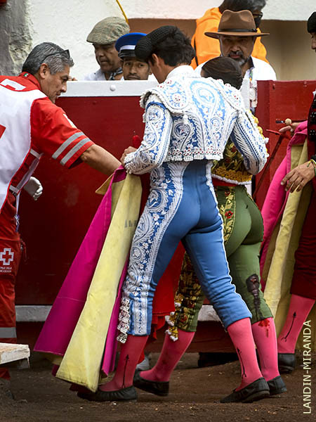 Calada en la parte posterior del muslo