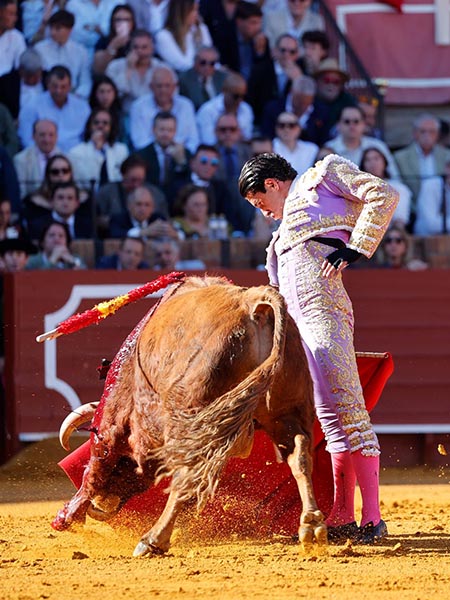 La barbilla en el pecho