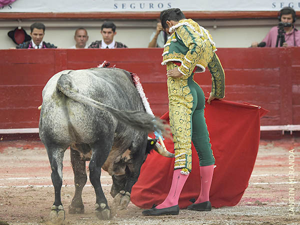 Despleg� su acusado trazo y temple