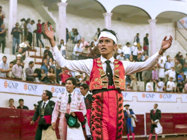 Recogiendo la ovaci�n