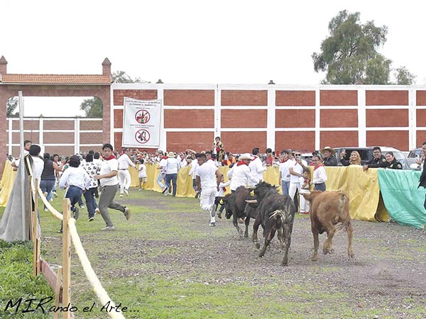 En plena carrera