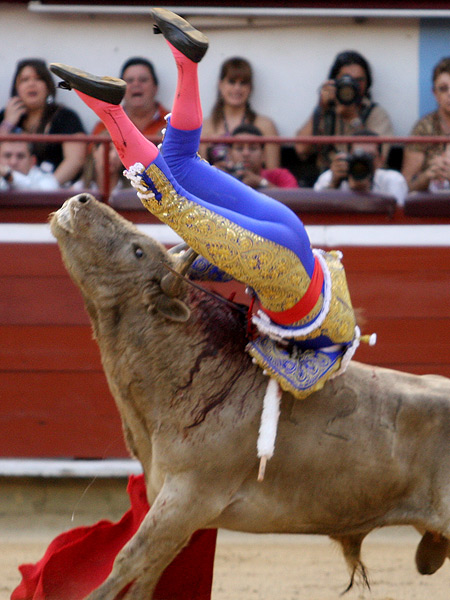 Una aparatosa voltereta