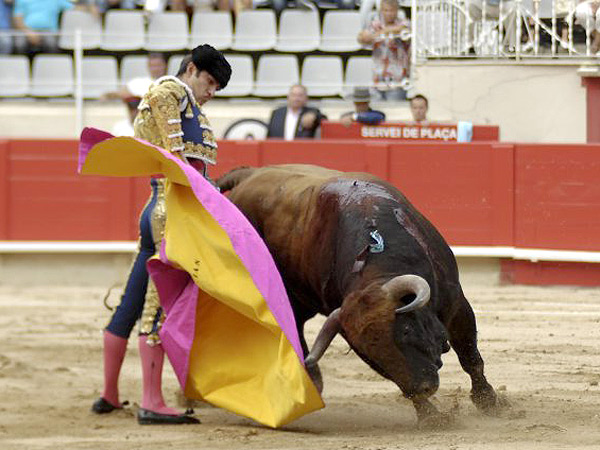 Media ver�nica con viento