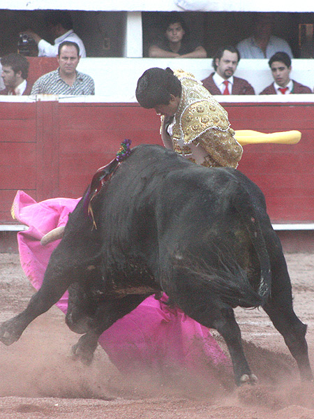 �scar, en acci�n