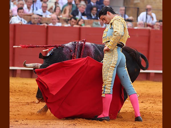 Pies clavados en la arena