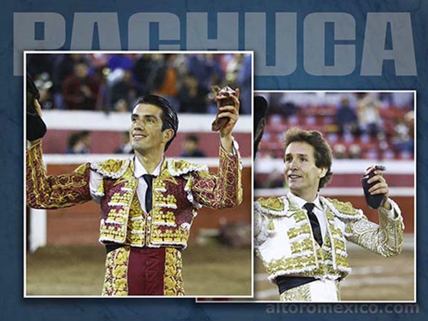 Calita y Gilio cortan una oreja en Pachuca