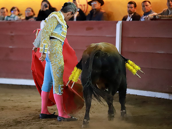 Faena valiente en tablas