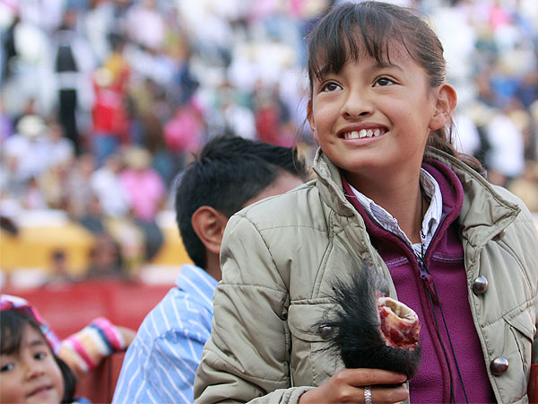 Maria Fernanda con la oreja