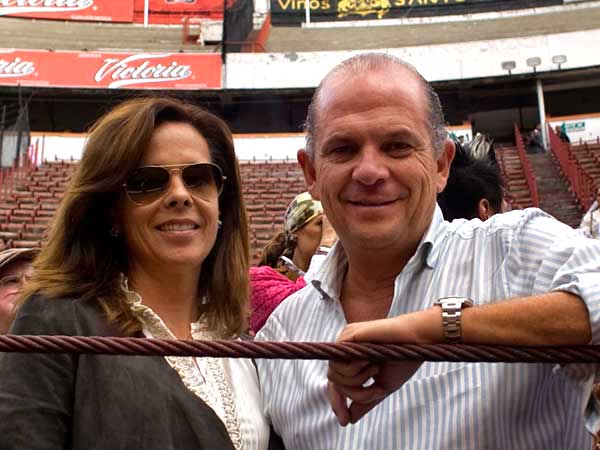 Don Javier Sordo y esposa
