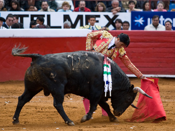 Largo muletazo de Flores