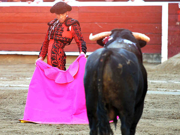 Bol�var, sinti�ndose torero