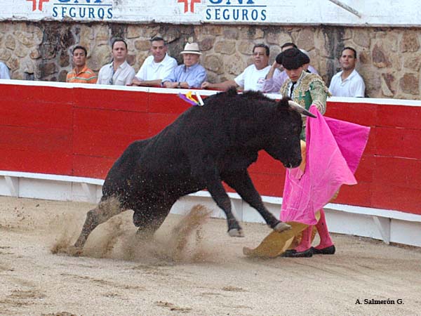 Adame con el primero de la tarde