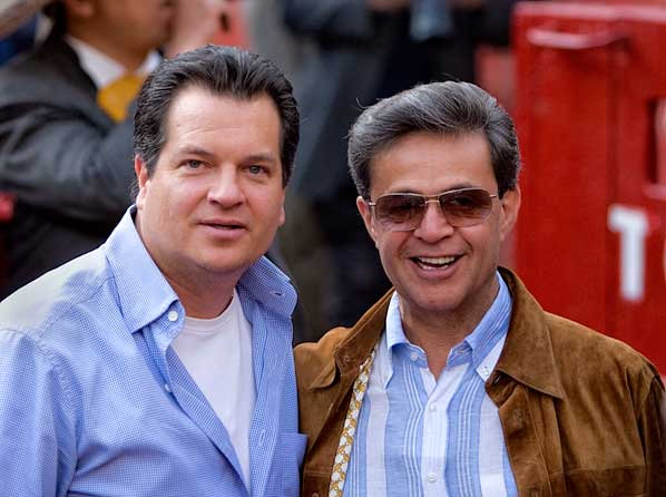 Miguel Alem�n y Carlos Peralta