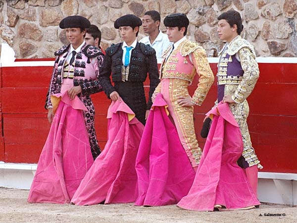 La cuarteta de novilleros