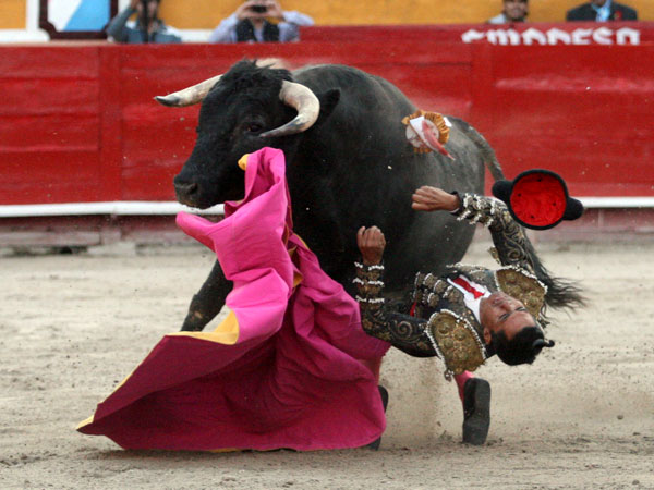 En el segundo fue arrollado