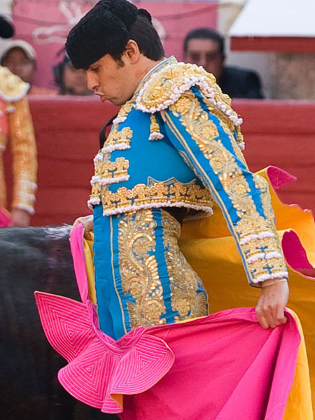 Detalle de una chicuelina