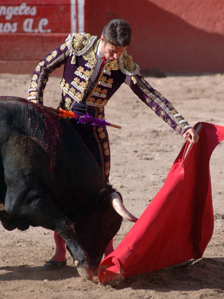 Con la mano de cobrar