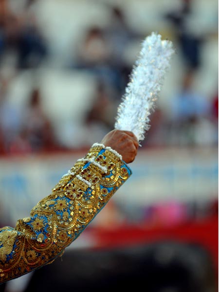 Banderillas a una mano
