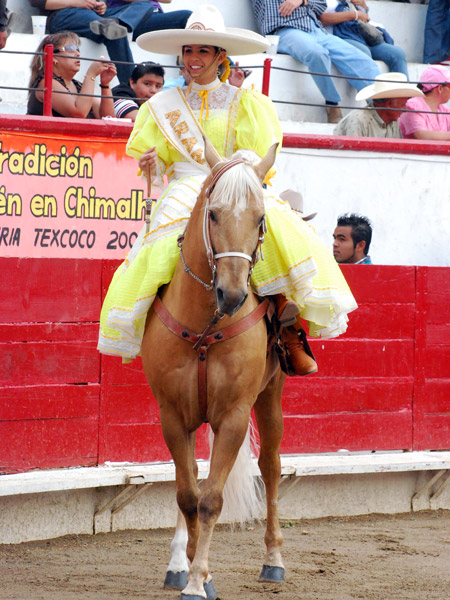 La Reina, despidiendo la feria